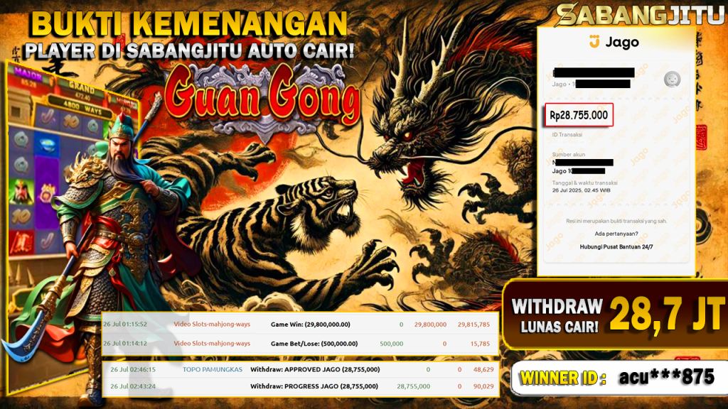 BUKTI KEMENANGAN